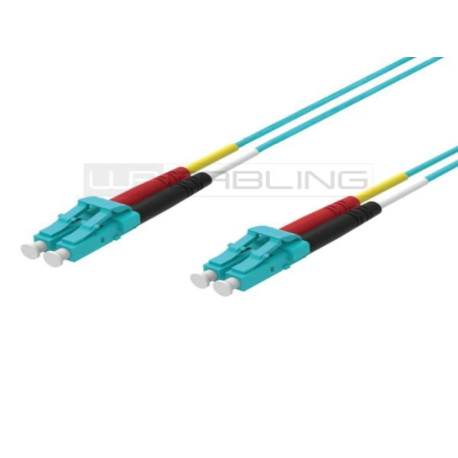 Cablaggio in Fibra Ottica - PATCH 2FO OM3 LCDLCD AQUA 5M