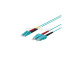 Cablaggio in Fibra Ottica - PATCH 2FO OM3 LCDSCD AQUA 0.5M