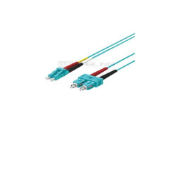 Cablaggio in Fibra Ottica - PATCH 2FO OM3 LCDSCD AQUA 0.5M