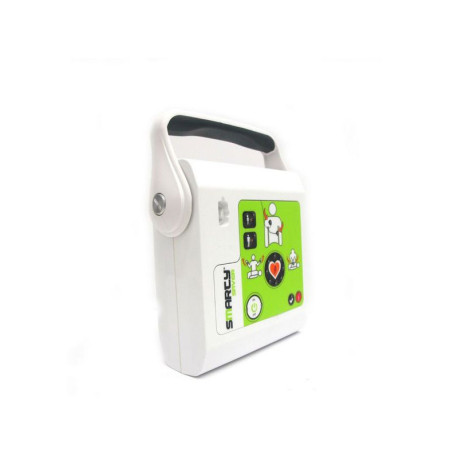 Defibrillatore Automatico Smarty Saver 200J completo di Elettrodi, Batteria e Borsa da trasporto DAE