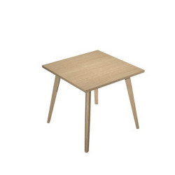 Scrivania Woody - 80 x 80 x H 74,4 cm - rovere