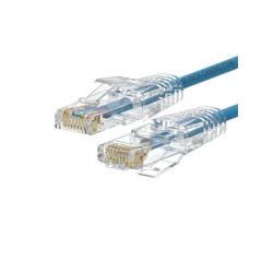 Cablaggio in Rame - PATCH SLIM UUTP CAT.6A LSHF AZZURRO 0.2M