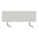 Pannello divisorio per scrivania multiple Agorà - 120 x 32 cm - bianco
