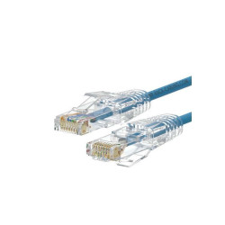 Cablaggio in Rame - PATCH SLIM UUTP CAT.6A LSHF AZZURRO 2M