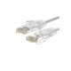 Cablaggio in Rame - PATCH SLIM UUTP CAT.6A LSHF BIANCO 0.5M