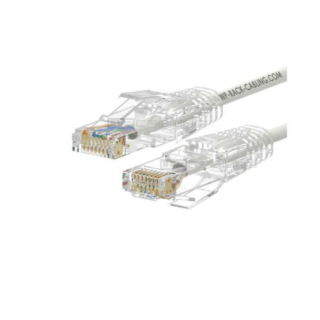 Cablaggio in Rame - PATCH SLIM UUTP CAT.6A LSHF BIANCO 5M
