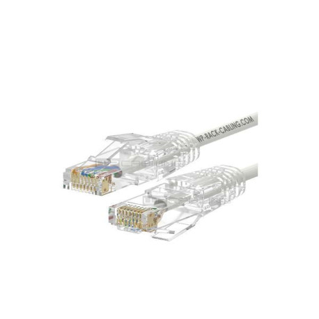 Cablaggio in Rame - PATCH SLIM UUTP CAT.6A LSHF BIANCO 7M