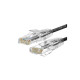 Cablaggio in Rame - PATCH SLIM UUTP CAT.6A LSHF NERO 0.2M
