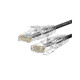 Cablaggio in Rame - PATCH SLIM UUTP CAT.6A LSHF NERO 1M