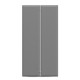 Pannello fonoassorbente Moody - 160 x 40 cm - grigio