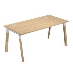 Scrivania Woody Superior - 120 x 80 x 72,5 cm - piano rovere