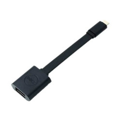 Dell - Adattatore USB - 24 pin USB-C (M) a USB Tipo A (F) - USB 3.1 - 13.2 cm - nero - per Chromebook 3110, 3110 2-in-1- Latitu
