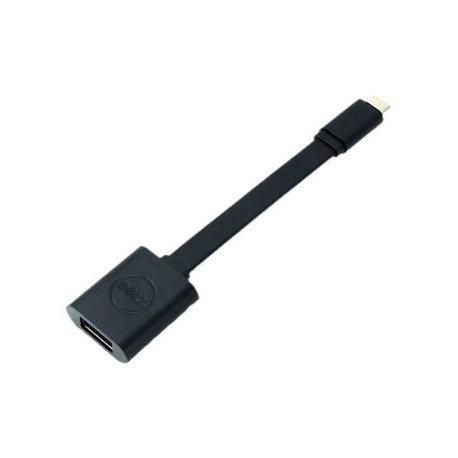 Dell - Adattatore USB - 24 pin USB-C (M) a USB Tipo A (F) - USB 3.1 - 13.2 cm - nero - per Chromebook 3110, 3110 2-in-1- Latitu