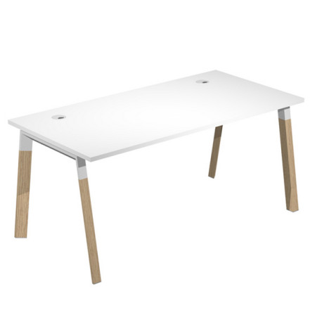 Scrivania Woody Superior - 180 x 80 x 72,5 cm - piano bianco