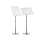 Espositore con cornice a scatto - alluminio - da pavimento - A3 - Durable