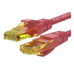 Cablaggio in Rame - PATCH UUTP CAT.6A LSHF ROSSA 3M