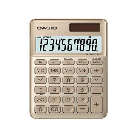 Calcolatrice tascabile CASIO SL-1000SC-GD ORO