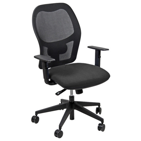 Seduta operativa Hubble HUHU - tessuto Fashion - braccioli regolabili - grigio chiaro - Unisit