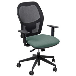 Seduta operativa Hubble HUHU - tessuto Fashion - braccioli regolabili - verde - Unisit