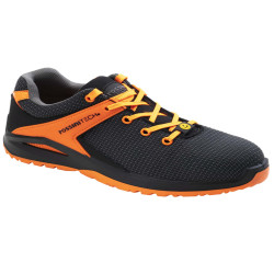 Calzatura di sicurezza Saslong Orange - S1P - numero 39 - nero/arancio fluo - Rossini