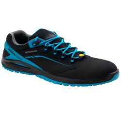 Calzatura di sicurezza Streif Low - S3 - numero 42 - nero/azzurro ottanio - Rossini