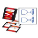 Etichette adesive - in carta - permanenti - 115 x 70 mm - 2 et/fg - 10 fogli - fragile - bianco - Markin