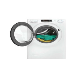 Candy CSOW 4856TWMB6-S, Caricamento frontale, Libera installazione, Bianco, Sinistra, Nero