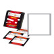 Etichette adesive - in carta - permanenti - 142 x 110 mm - 1 et/fg - 10 fogli - bianco - Markin
