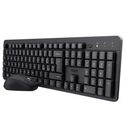 Set tastiera + mouse wireless ultrasilenzioso TKM-360 - Trust