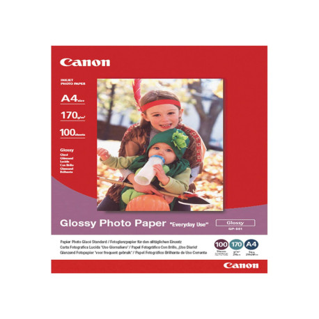 Canon - Carta lucida fotografica GP-501 - A4 - 100 Fogli - 0775B001