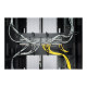 APC - Cable organizer - nero - 1U - per P/N: SMTL1000RMI2UC, SMX1000C, SMX1500RM2UC, SMX1500RM2UCNC, SMX750C, SMX750CNC