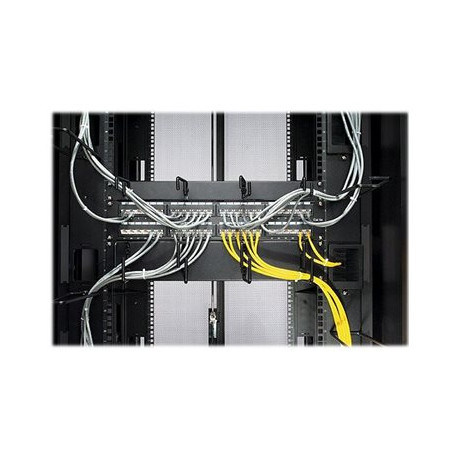 APC - Cable organizer - nero - 2U - per NetShelter EP- NetShelter ES- NetShelter SX- Netshelter VS- Netshelter VX- NetShelter W