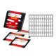 Etichette adesive - in carta - permanenti - 46 x 8 mm - 36 et/fg - 10 fogli - bianco - Markin