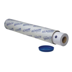 Carta plotter XB.80 - 620 mm x 150 mt - 80 gr - laser - opaca - bianco - As Marri