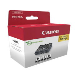 Canon - Confezione 3 Cartucce Ink PGI-35 - Nero - 2970B017