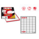 Etichette adesive A/401 - in carta - permanenti - 37 x 14 mm - 100 et/fg - 100 fogli - bianco - angoli tondi - Markin