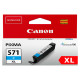 Canon - Serbatoio inchiostro - Ciano - 0332C001 - CLI571C - 680 pag