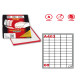 Etichette adesive A/402 - in carta - permanenti - 37,5 x 23,5 mm - 60 et/fg - 100 fogli - bianco - angoli tondi - Markin