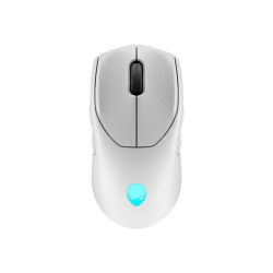 Alienware Tri-Mode Gaming Mouse AW720M - Mouse - ottica - 8 pulsanti - senza fili, cablato - USB, 2.4 GHz, Bluetooth 5.1 - luce
