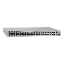 Allied Telesis AT x930-52GPX - Switch - L3 - gestito - 48 x 10/100/1000 (PoE+) + 4 x 1 Gigabit / 10 Gigabit SFP+ - desktop, mon