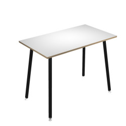 Tavolo alto Skinny Metal - 180 x 80 x 105 cm - nero/bianco