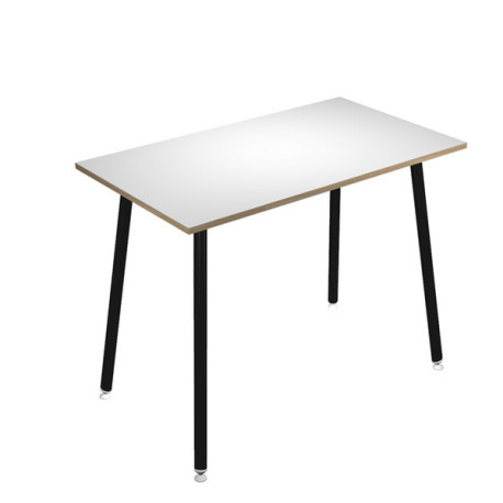Tavolo alto Skinny Metal - 180 x 80 x 105 cm - nero/bianco