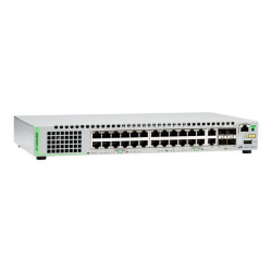 Allied Telesis CentreCOM AT-GS924MX - Switch - gestito - 24 x 10/100/1000 + 2 x combo Gigabit SFP + 2 x 10 Gigabit SFP+ - deskt