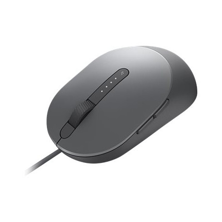 Dell MS3220 - Mouse - laser - 5 pulsanti - cablato - USB 2.0 - Titan Gray - con 3 anni di Advanced Exchange Service - per Chrom