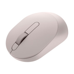 Dell MS3320W - Mouse - LED ottico - 3 pulsanti - senza fili - 2.4 GHz, Bluetooth 5.0 - ricevitore wireless USB - rosa cenere - 