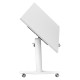 Tavolo multifunzione Taxi - con ruote - 140 x 80 x 73,7 cm - bianco