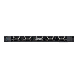 Dell PowerEdge R350 - Server - montabile in rack - 1U - 1 via - 1 x Xeon E-2314 / 2.8 GHz - RAM 16 GB - SAS - hot-swap 2.5" bai