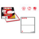Etichette adesive A/470 - in carta - permanenti - 199,6 x 143,5 mm - 2 et/fg - 100 fogli - bianco - angoli tondi - Markin