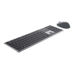 Dell Premier Wireless Keyboard and Mouse KM7321W - Set mouse e tastiera - senza fili - 2.4 GHz, Bluetooth 5.0 - QWERTY - US Int