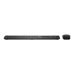Dell Pro KM5221W - Retail Box - set mouse e tastiera - senza fili - 2.4 GHz - QWERTY - US International - nero